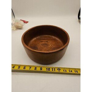 Benjamin & Medwin Inc Wood Salad Replacement Bowl Large Brown Thailand 10x4